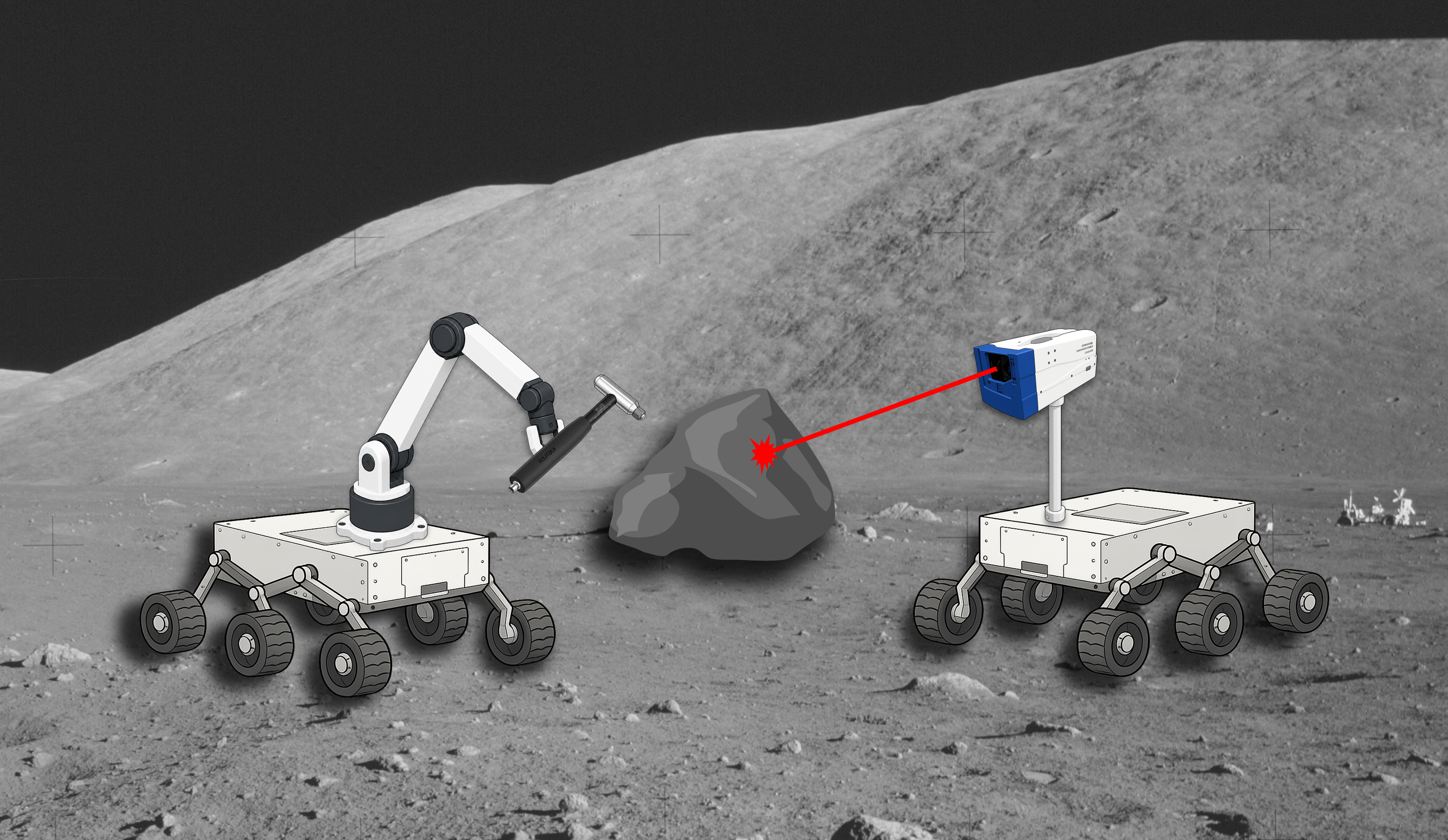 Vibration sensing concept for rock burial-depth estimation